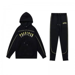 Trapstar Central Cee Set Men's Tracksuit Black | Dubai XN43-644